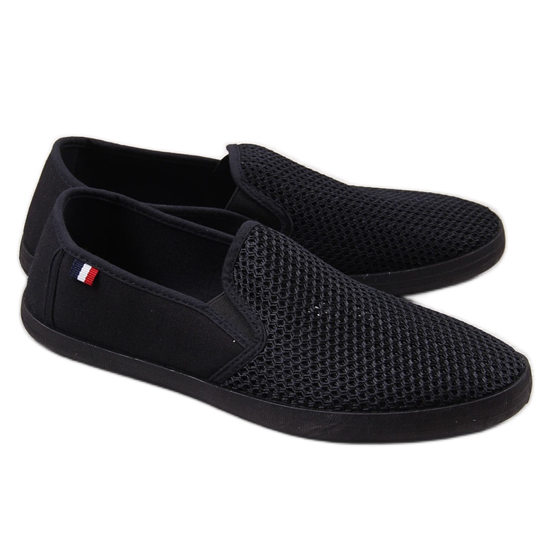 Baskets ajourées homme Atletico noires le noir