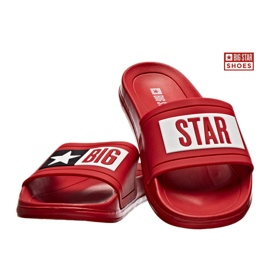 Red Big Star DD274A267 chaussons de plage en caoutchouc rouge