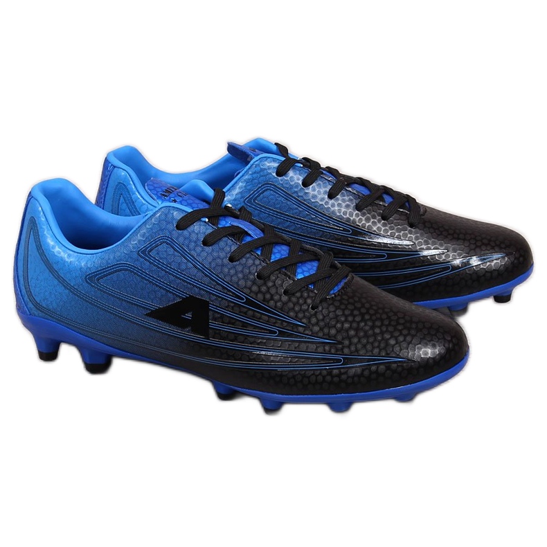 Chaussures de football American Club noires et bleues pour homme noir / bleu