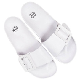 Chaussons de plage mousse blanc femme Big Star FF274A391 blanche Chaussons de plage mousse blanc femme Big Star FF274A391 blanche