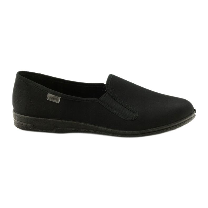 Pantoufles à enfiler noires Befado 001M060 le noir