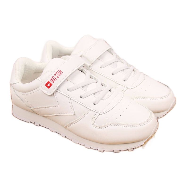 White Big Star GG374057 chaussures de sport blanches à velcro pour enfants