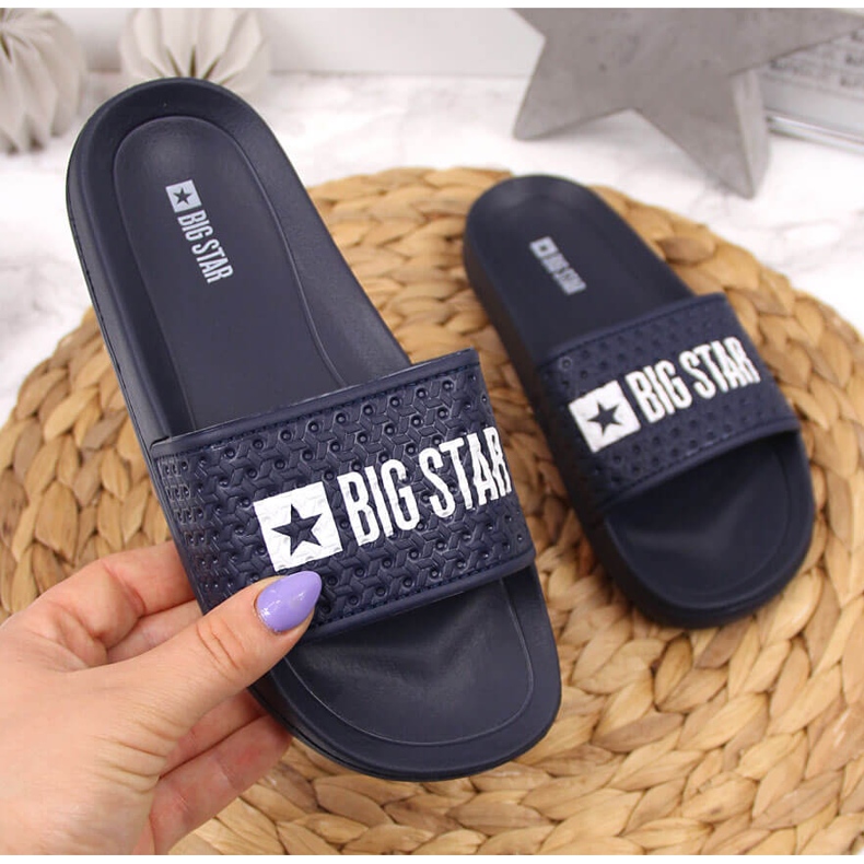 Chaussons de sport pour enfants Big Star GG374802 bleu marin Chaussons de sport pour enfants Big Star GG374802 bleu marin