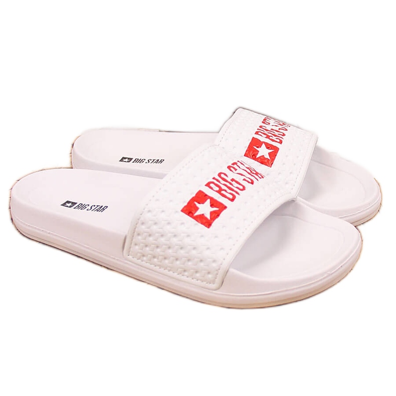 Chaussons de sport blancs pour enfants Big Star GG374803 blanche