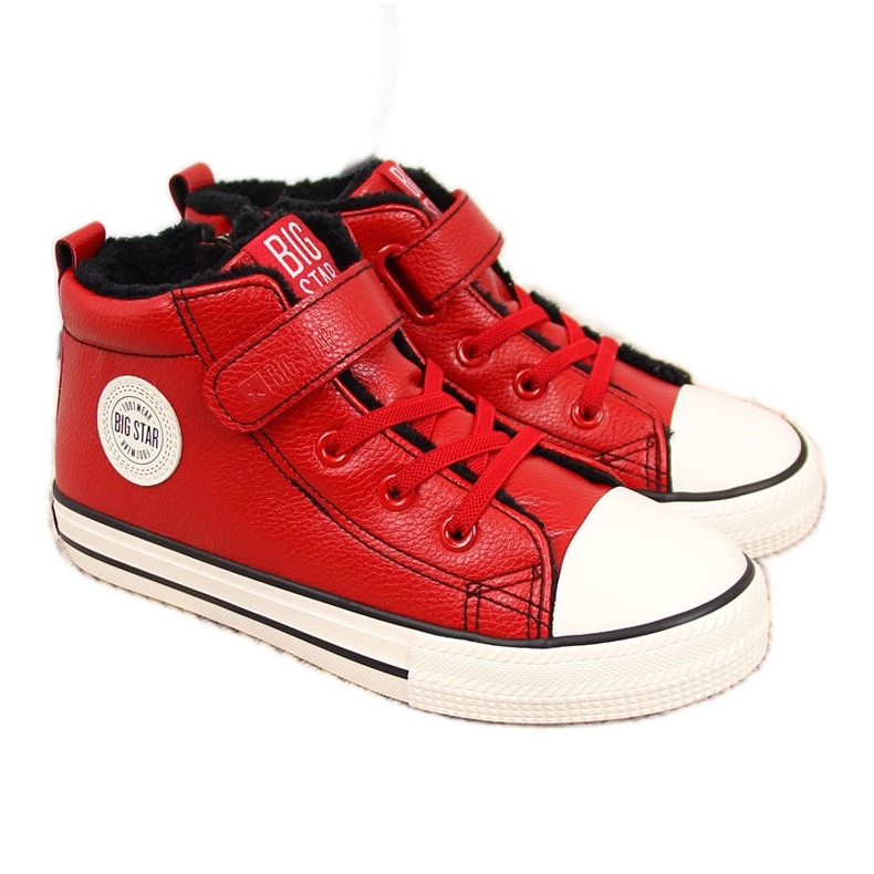 Baskets isolées rouges pour enfant Big Star GG374034