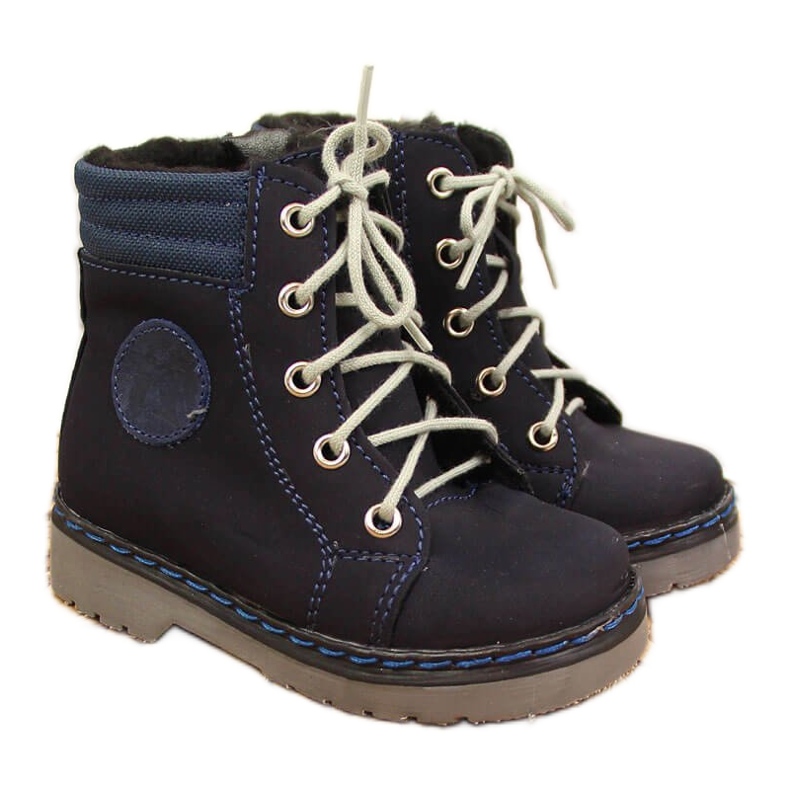 Bottes chaudes enfant bleu marine Kornecki 4984