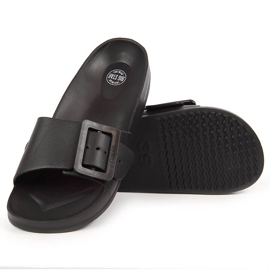 Chaussons de plage mousse noir femme Big Star FF274A389