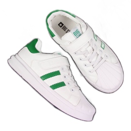 Chaussures de sport enfant Big Star GG374019 velcro blanc