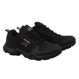 Chaussures de trekking imperméables American Club noires le noir