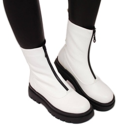 Travailleurs blancs eVento pour femmes avec une fermeture éclair à l'avant