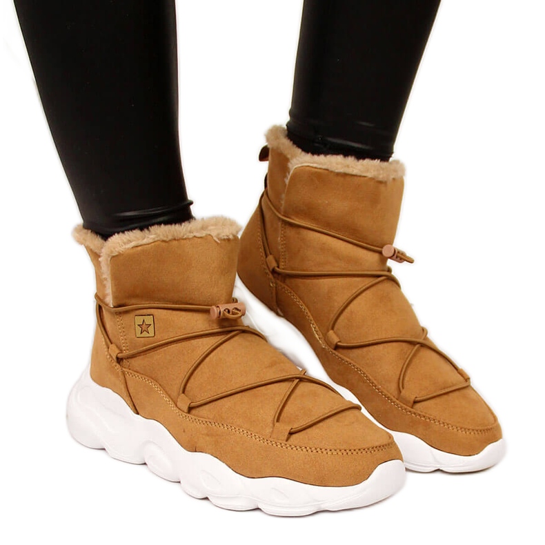 Bottes de neige femme camel Big Star II274266 brun Bottes de neige femme camel Big Star II274266 brun