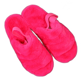 Pantoufles pour femmes en fourrure domestique Seastar rose