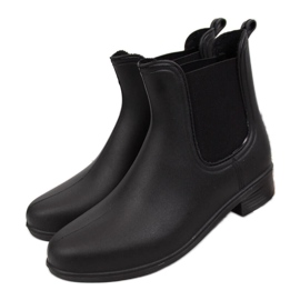 T.Sokolski Galoches femme Jodhpur noir mat T. Sokolski