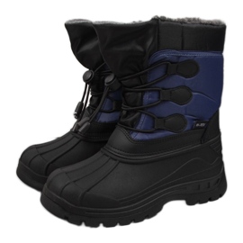 Après-ski enfant bleu foncé Galop noir bleu marine