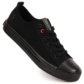 Baskets basses homme textile noires Big Star JJ174003