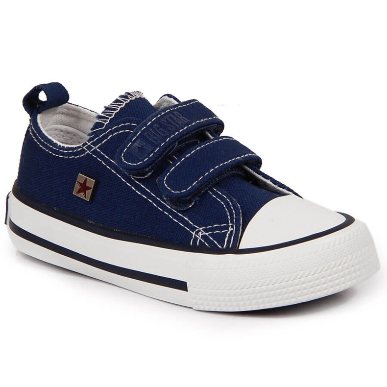 Baskets pour enfants avec velcro bleu marine Big Star HH374097 Baskets pour enfants avec velcro bleu marine Big Star HH374097