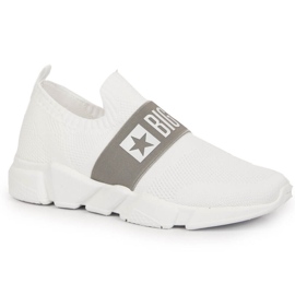 Chaussures de sport blanches à enfiler Big Star JJ274297 Chaussures de sport blanches à enfiler Big Star JJ274297