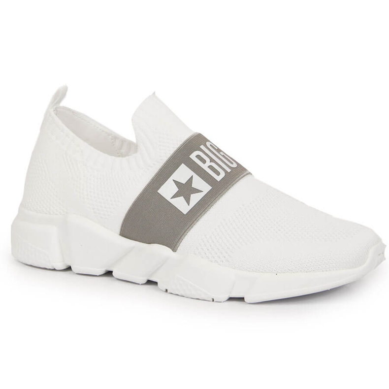 Chaussures de sport blanches à enfiler Big Star JJ274297