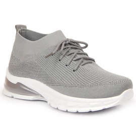 Chaussures de sport femme chaussettes grises Potocki Chaussures de sport femme chaussettes grises Potocki