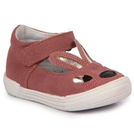 Chaussures filles lapins roses velcro Kornecki 6480