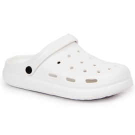 Tongs en mousse blanche Atletico