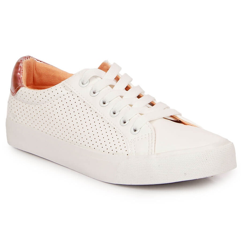 Baskets pour femmes en cuir écologique McKeylor blanches
