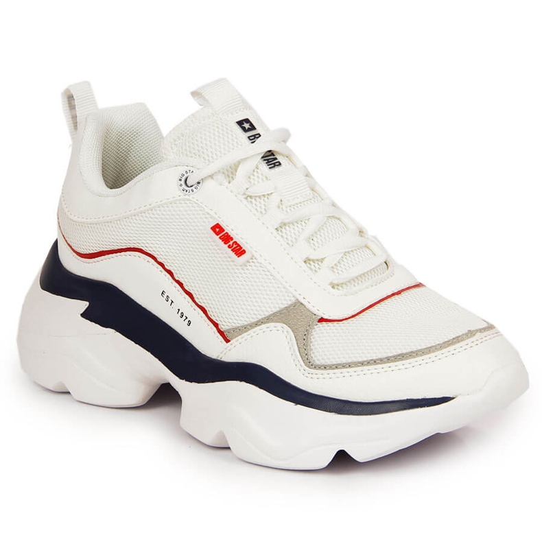 Chaussures de sport blanches Big Star JJ274A116 Chaussures de sport blanches Big Star JJ274A116