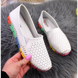 Chaussures femme confortables en cuir blanc Artiker Chaussures femme confortables en cuir blanc Artiker