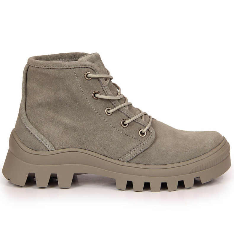 Baskets femme en cuir gris Filippo gris