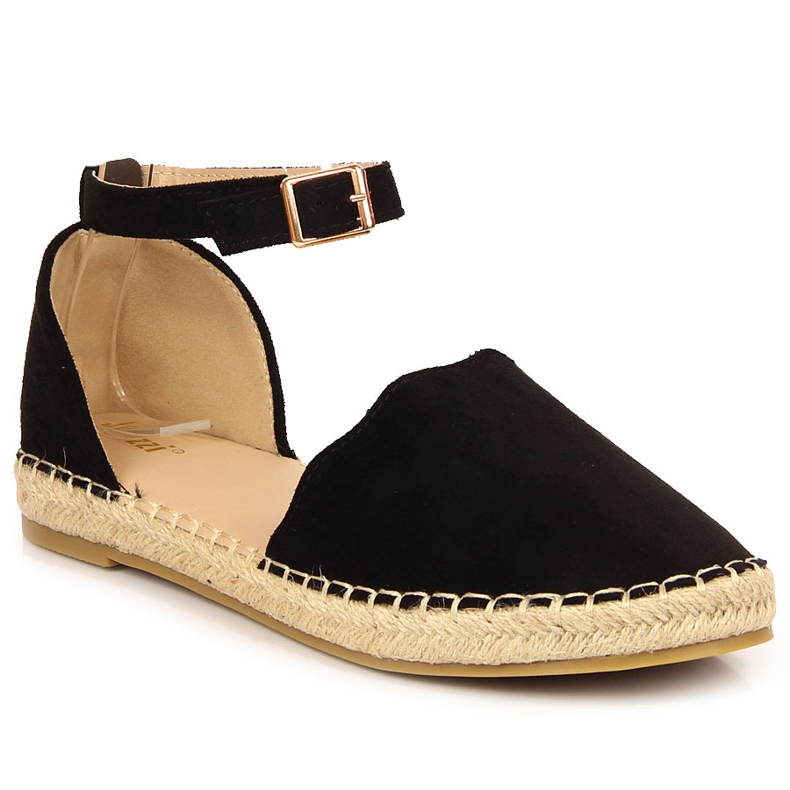 Sandales espadrilles noires pour femme Jezzi le noir
