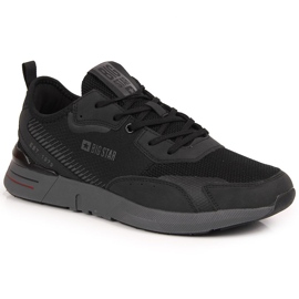 Chaussures décontractées pour hommes Big Star noires JJ174292