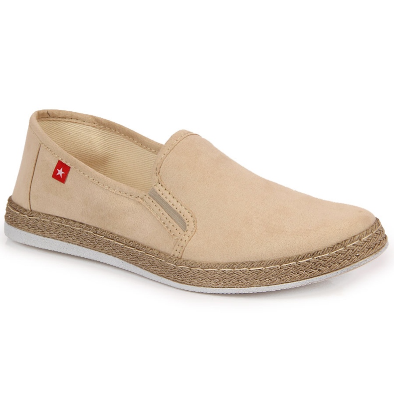 Espadrilles femme à enfiler beige Big Star JJ276001