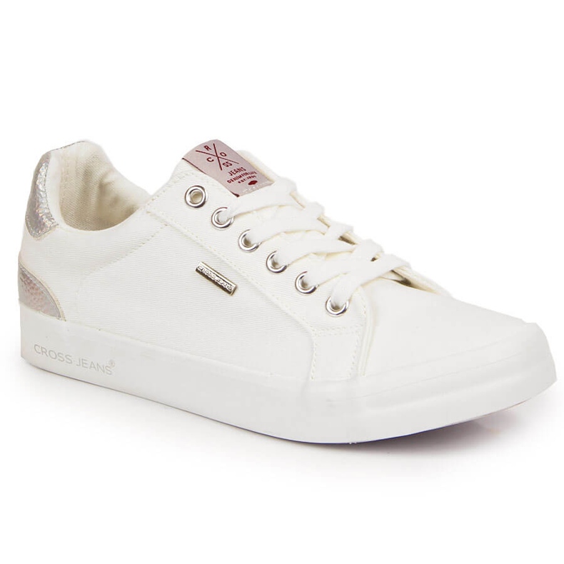 Baskets en textile blanc Cross Jeans JJ2R4038C blanche