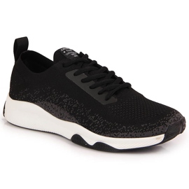 Chaussures de sport pour hommes American Club noires le noir