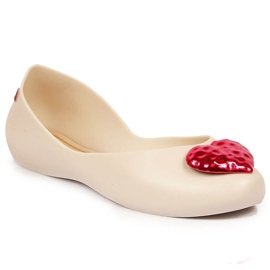 Ballerines femme meliski avec un coeur beige Zaxy JJ285045 Ballerines femme meliski avec un coeur beige Zaxy JJ285045