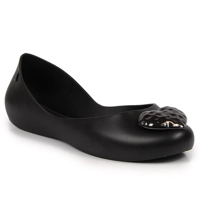 Ballerines femme meliski avec coeur noir Zaxy JJ285046 le noir