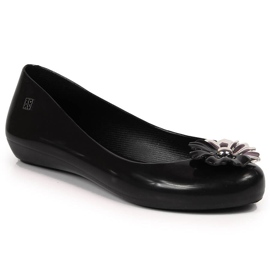 Ballerines femme meliski avec une fleur noir Zaxy JJ285048 le noir Ballerines femme meliski avec une fleur noir Zaxy JJ285048 le noir