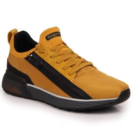 Chaussures de sport pour hommes Bugatti JJ153072 jaunes Chaussures de sport pour hommes Bugatti JJ153072 jaunes