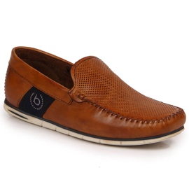 Mocassins en cuir marron pour homme Bugatti JJ153094 brun