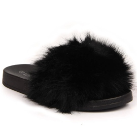 Chaussons femme fourrure Vinceza noir le noir Chaussons femme fourrure Vinceza noir le noir