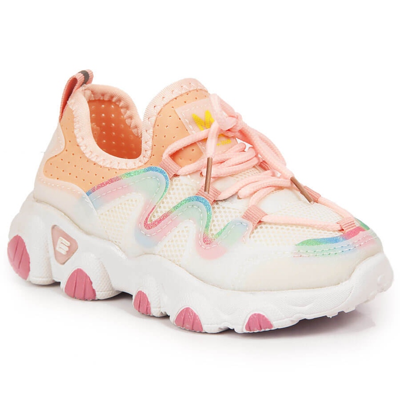 Chaussures de sport fille Vinceza blanches multicolore