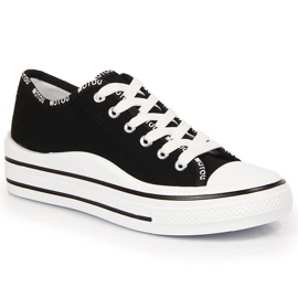S.Barski Baskets noires pour femmes S. Barski sur la plateforme le noir
