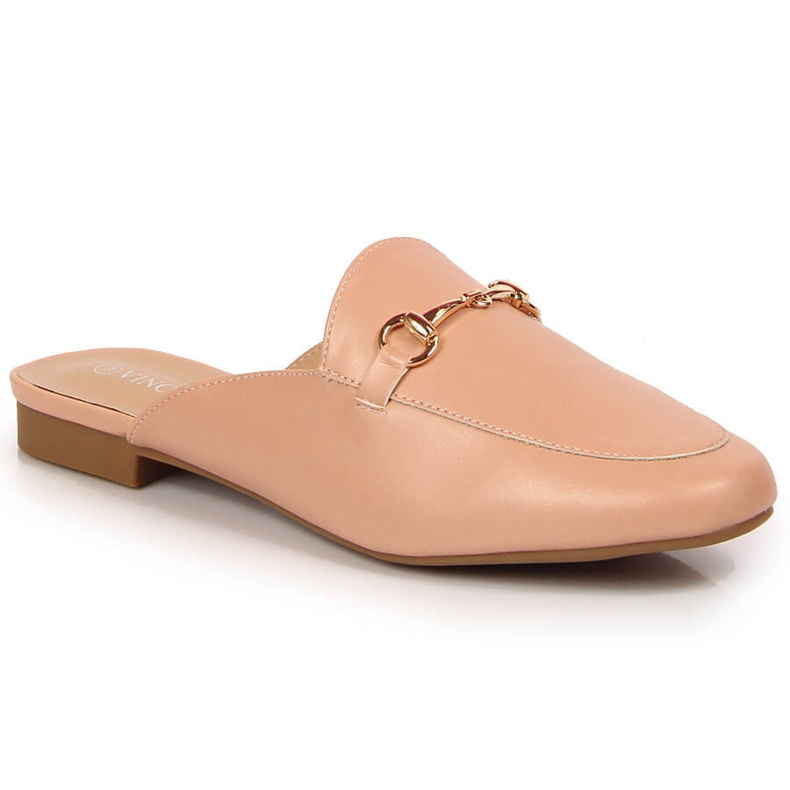Chaussons femme avec ornement Vinceza rose