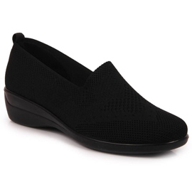 Chaussures confortables pour femmes, noires Sabatina