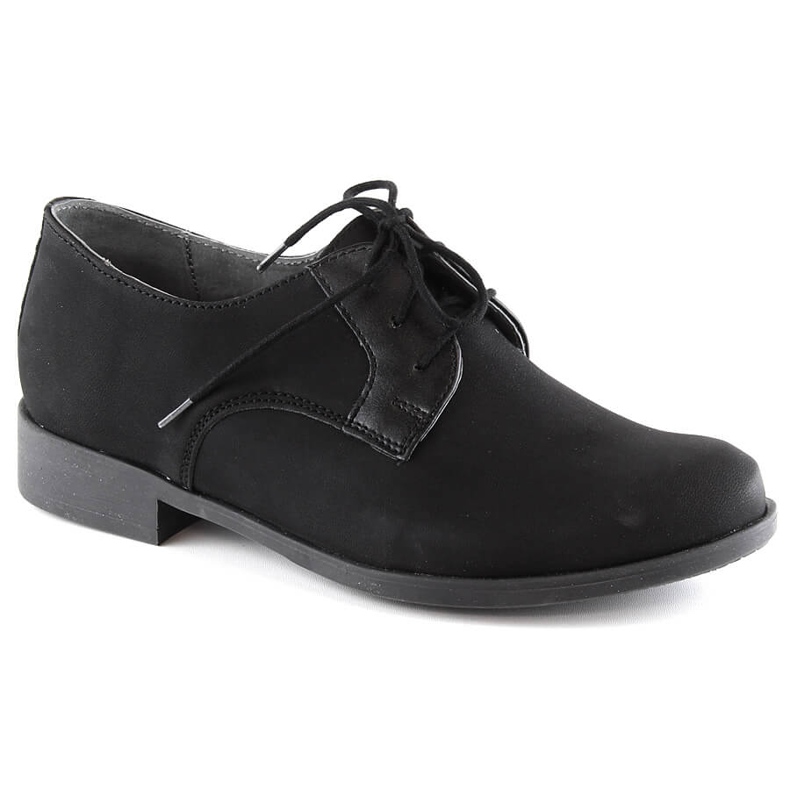 Chaussures habillées pour communion garçon noir Kornecki 6120 le noir