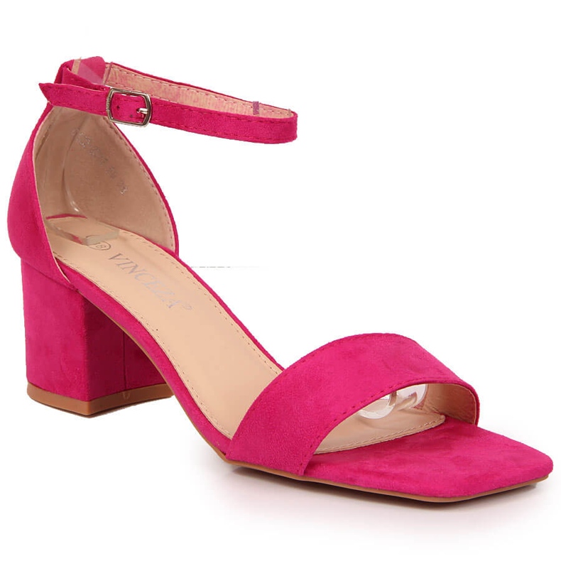 Sandales roses pour femmes Vinceza sur le poteau