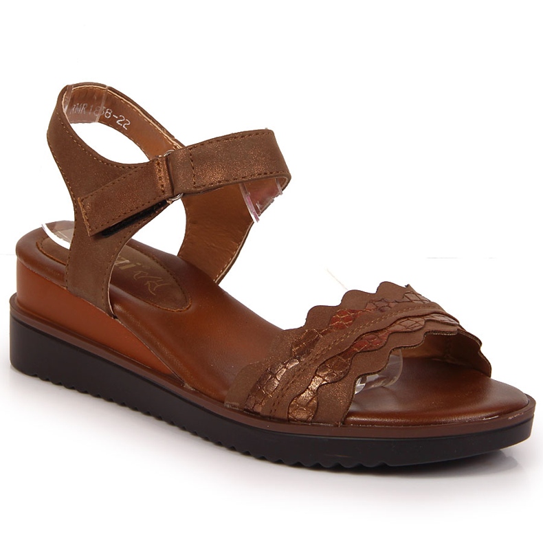 Sandales marron femme Jezzi brun Sandales marron femme Jezzi brun