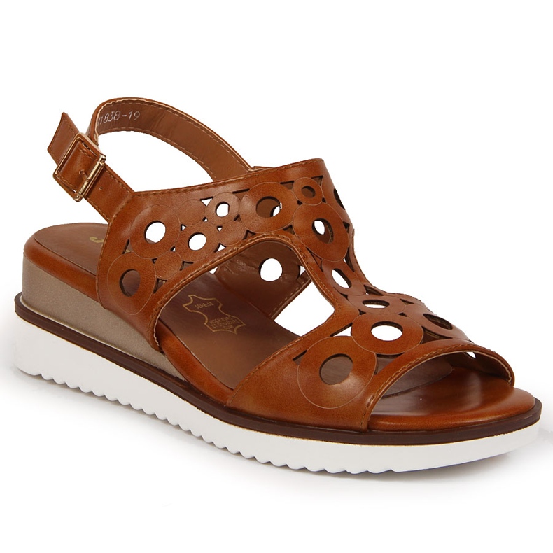 Sandales marron femme Jezzi brun