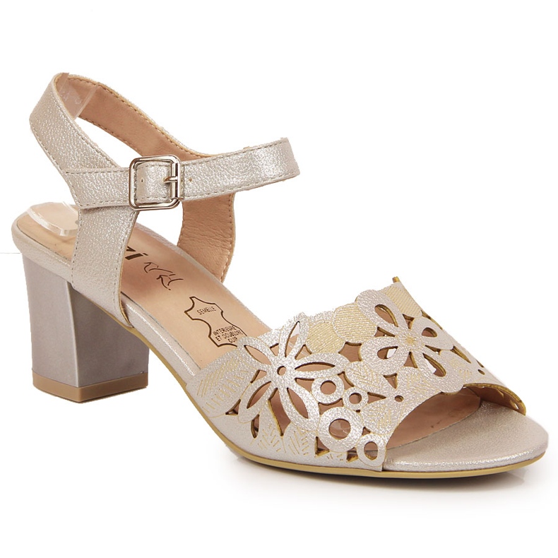 Sandales pour femmes Silver Jezzi sur le poteau argent