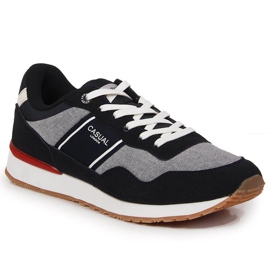 Chaussures de sport décontractées Mckeylor pour hommes noir gris